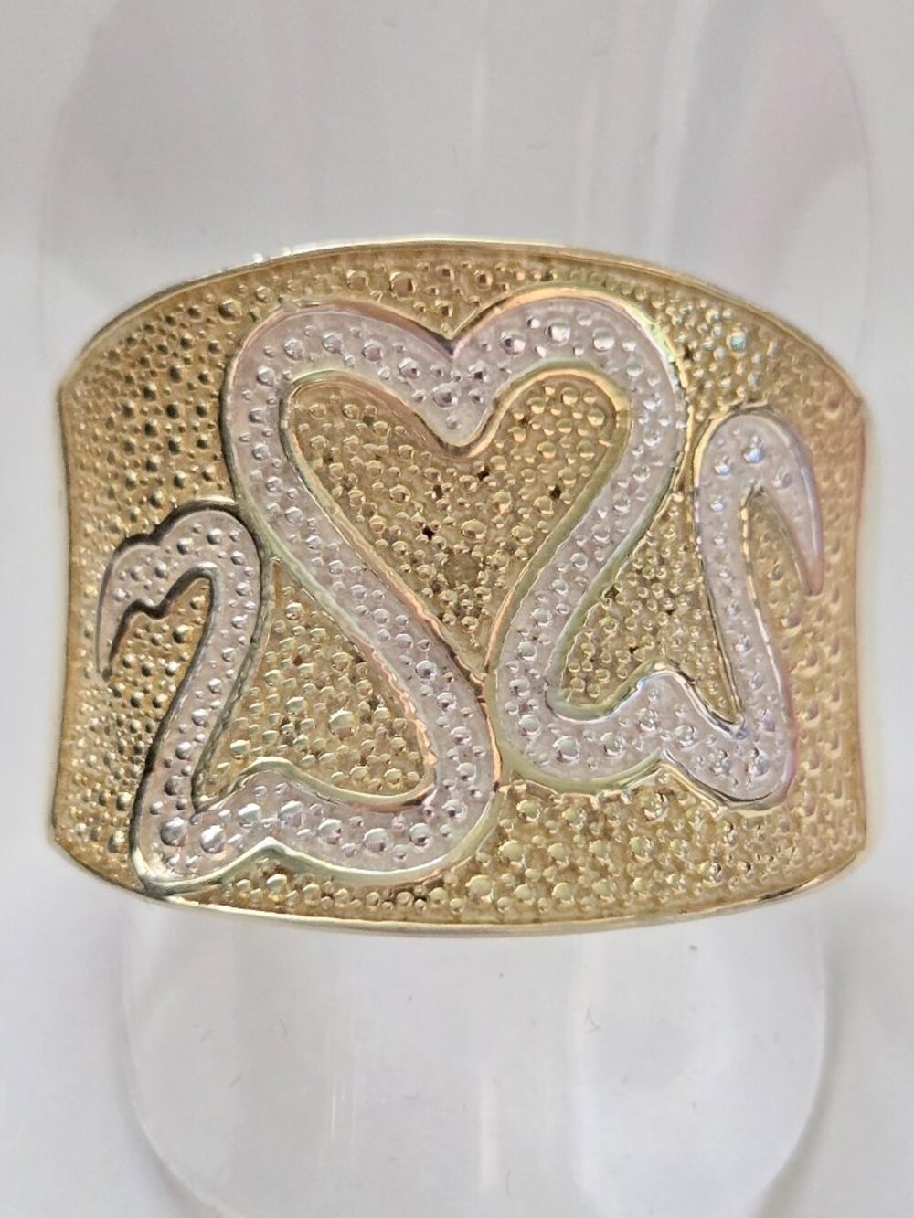 No Reserve Diamond Heart Ring Size 10